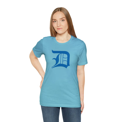 Detroit 'Old English D' T-Shirt (Azure) | Unisex Standard