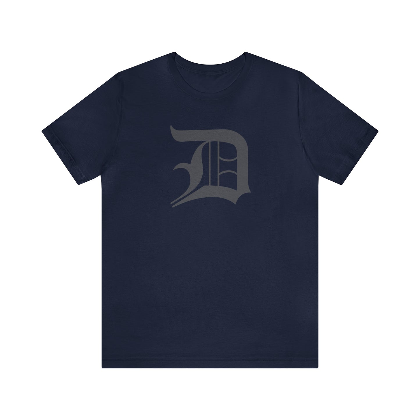 Detroit 'Old English D' T-Shirt (Iron Ore Grey) | Unisex Standard