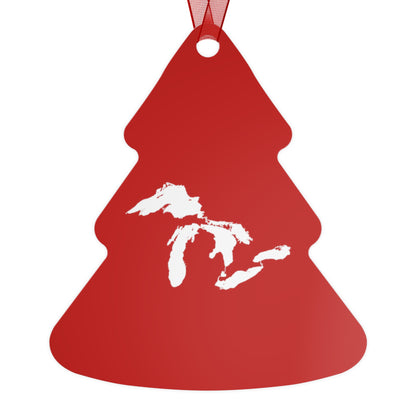 Great Lakes Christmas Ornament | Metal - Santa Red