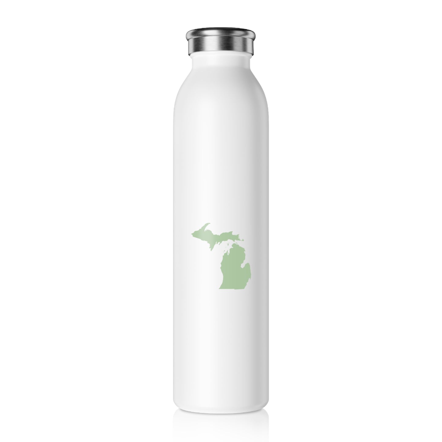 Michigan Water Bottle (w/ Green Tea Outline) | 20oz Double-Walled