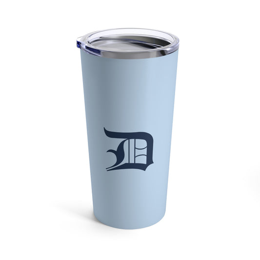 Detroit 'Old English D' Tumbler | Light Blue - 20oz