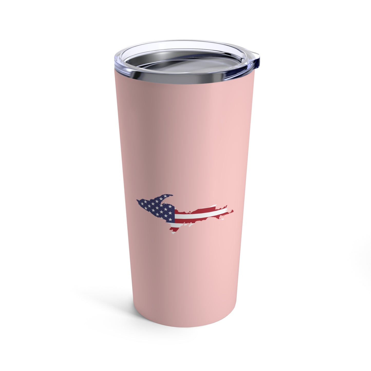 Michigan Upper Peninsula Tumbler (w/ UP USA Flag) | Cosmos Pink - 20oz