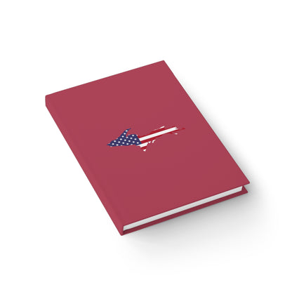 Michigan Upper Peninsula Blank Sketchbook (w/ UP USA Flag) | Popstar Pink