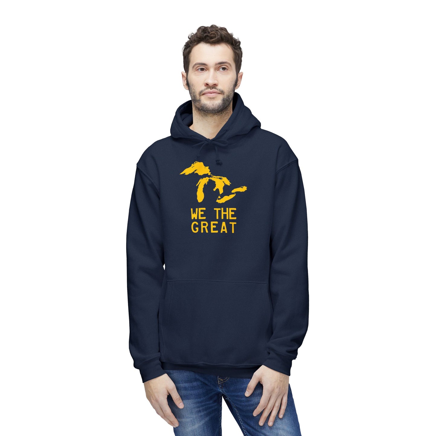 Great Lakes 'We The Great' Ultrapremium Hoodie | Made in USA - Maize