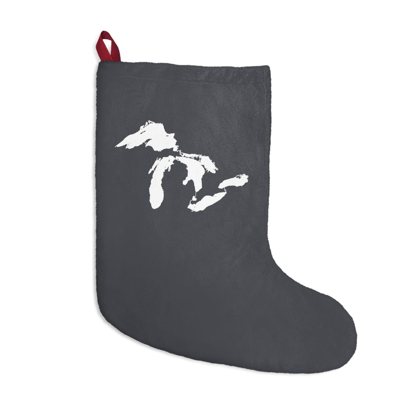 Great Lakes Christmas Stocking | Iron Ore Grey