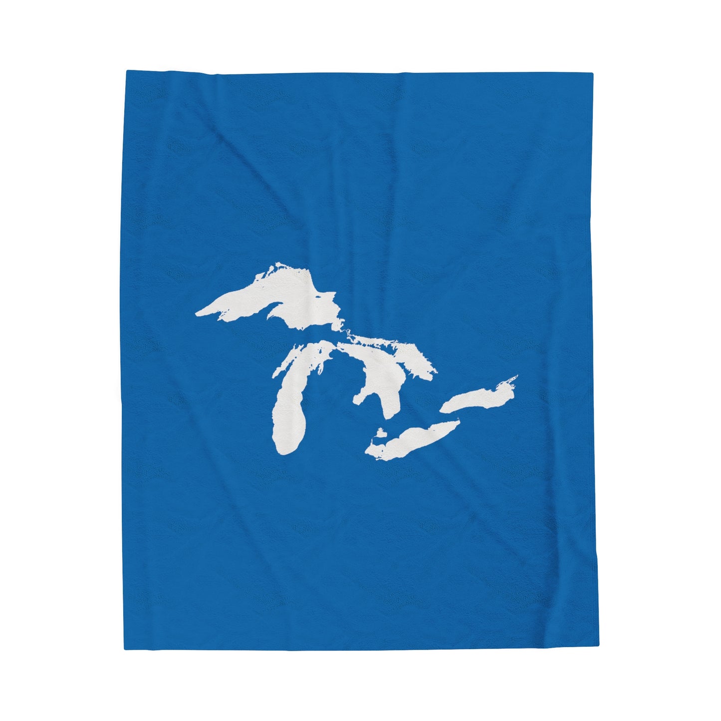 Great Lakes Plush Blanket | Azure