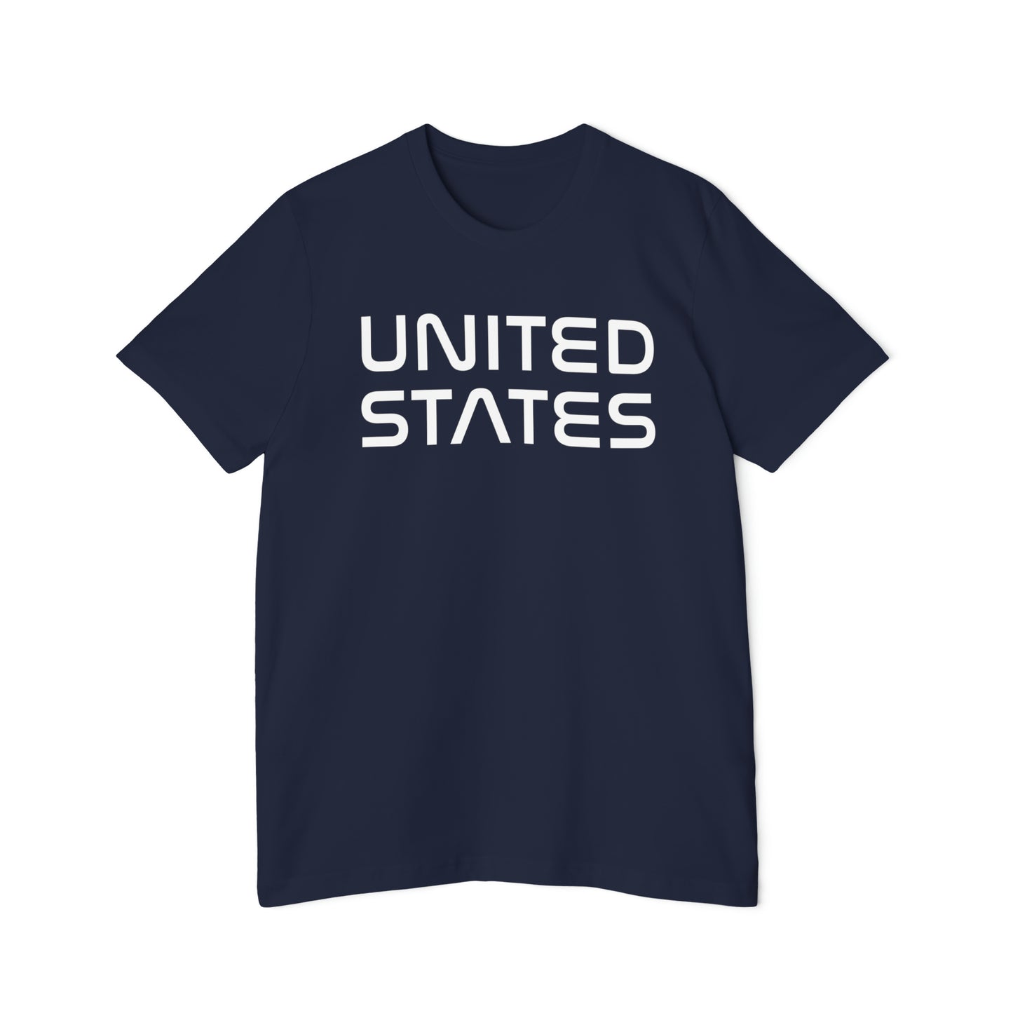 'United States' T-Shirt (Space Agency Font) | Made in USA