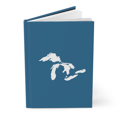 Great Lakes Hardcover Journal (Azure) | Ruled - 150pgs