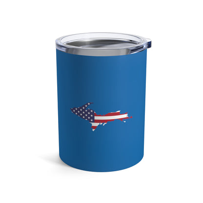 Michigan Upper Peninsula Tumbler (w/ UP USA Flag) | Azure - 10oz