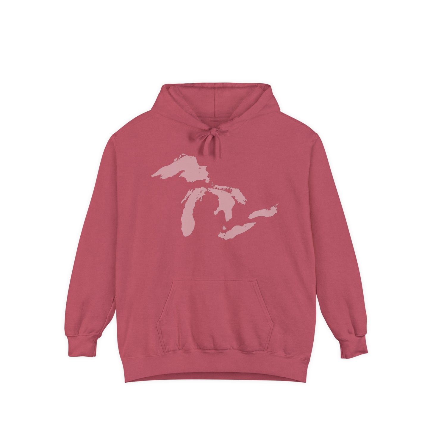 Great Lakes Hoodie (Cherry Blossom Pink) | Unisex Garment-Dyed