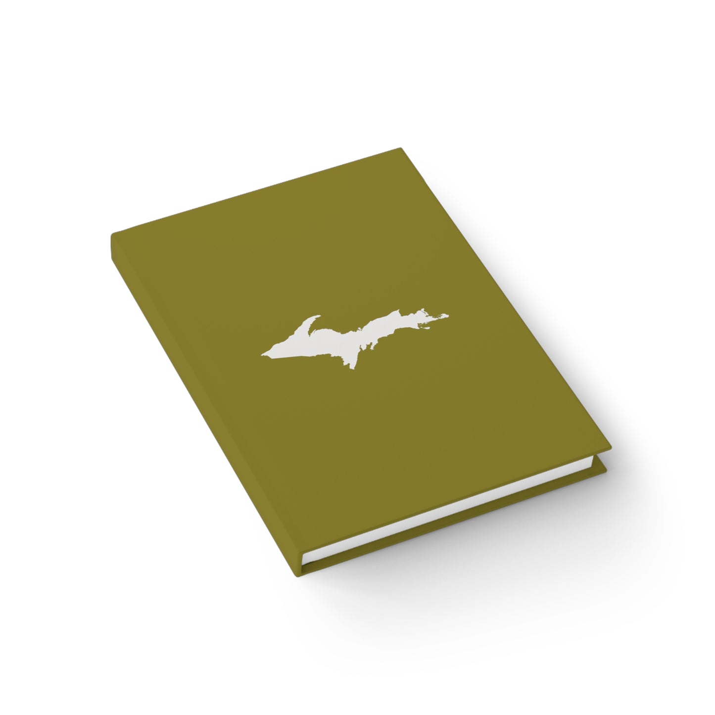 Michigan Upper Peninsula Blank Sketchbook (w/ UP Outline) | Scrub Gold