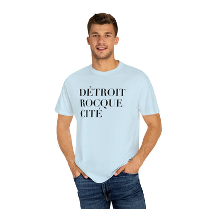 'Détroit Rocque Cité' T-Shirt | Unisex Garment-Dyed