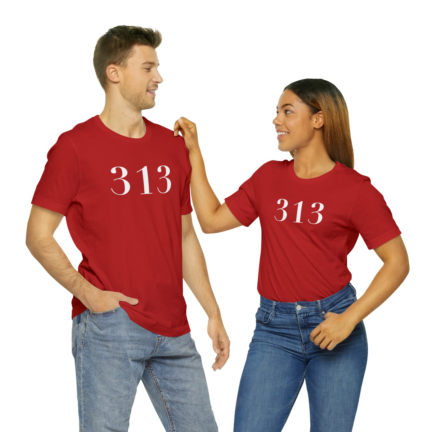 Detroit '313' T-Shirt (Didot Font) | Unisex Standard Fit