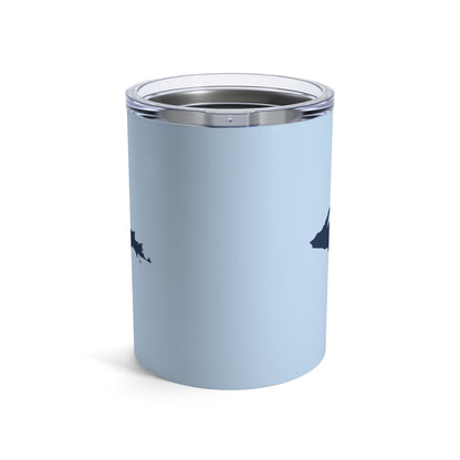 Michigan Upper Peninsula Tumbler (w/ UP Outline) | Light Blue - 10oz