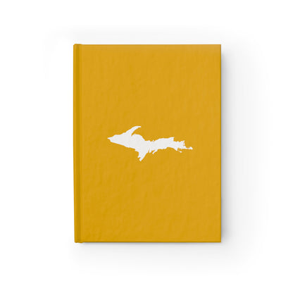 Michigan Upper Peninsula Blank Sketchbook (w/ UP Outline) | Gold