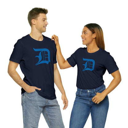 Detroit 'Old English D' T-Shirt (Azure) | Unisex Standard