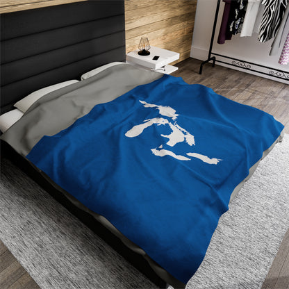 Great Lakes Plush Blanket | Azure