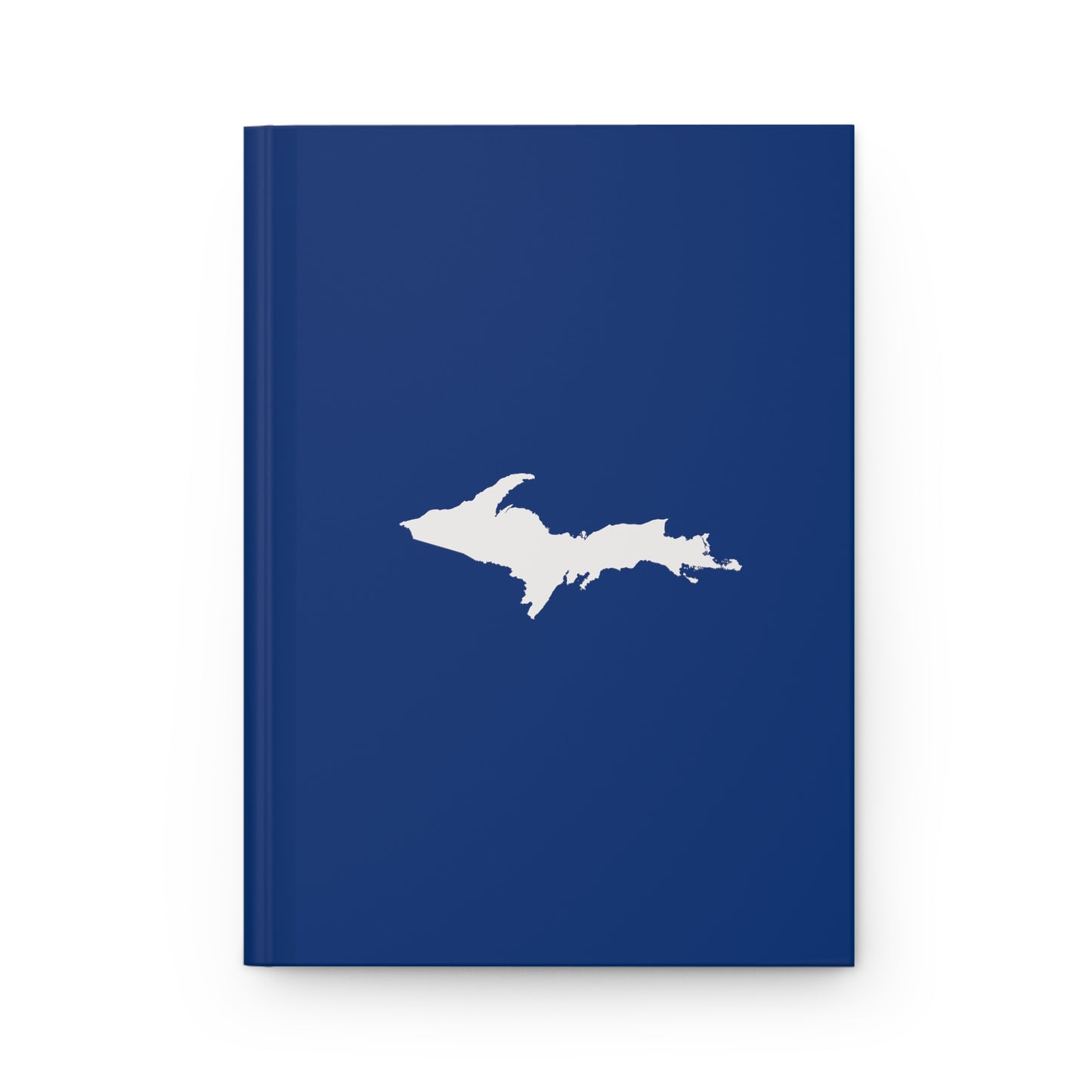 Michigan Upper Peninsula Hardcover Journal (Dearborn Blue w/ UP Outline) | Ruled - 150pgs