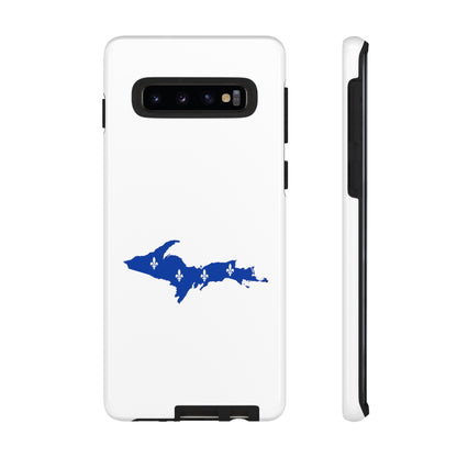 Michigan Upper Peninsula Tough Phone Case (w/ UP Quebec Flag Outline) | Samsung & Pixel Android