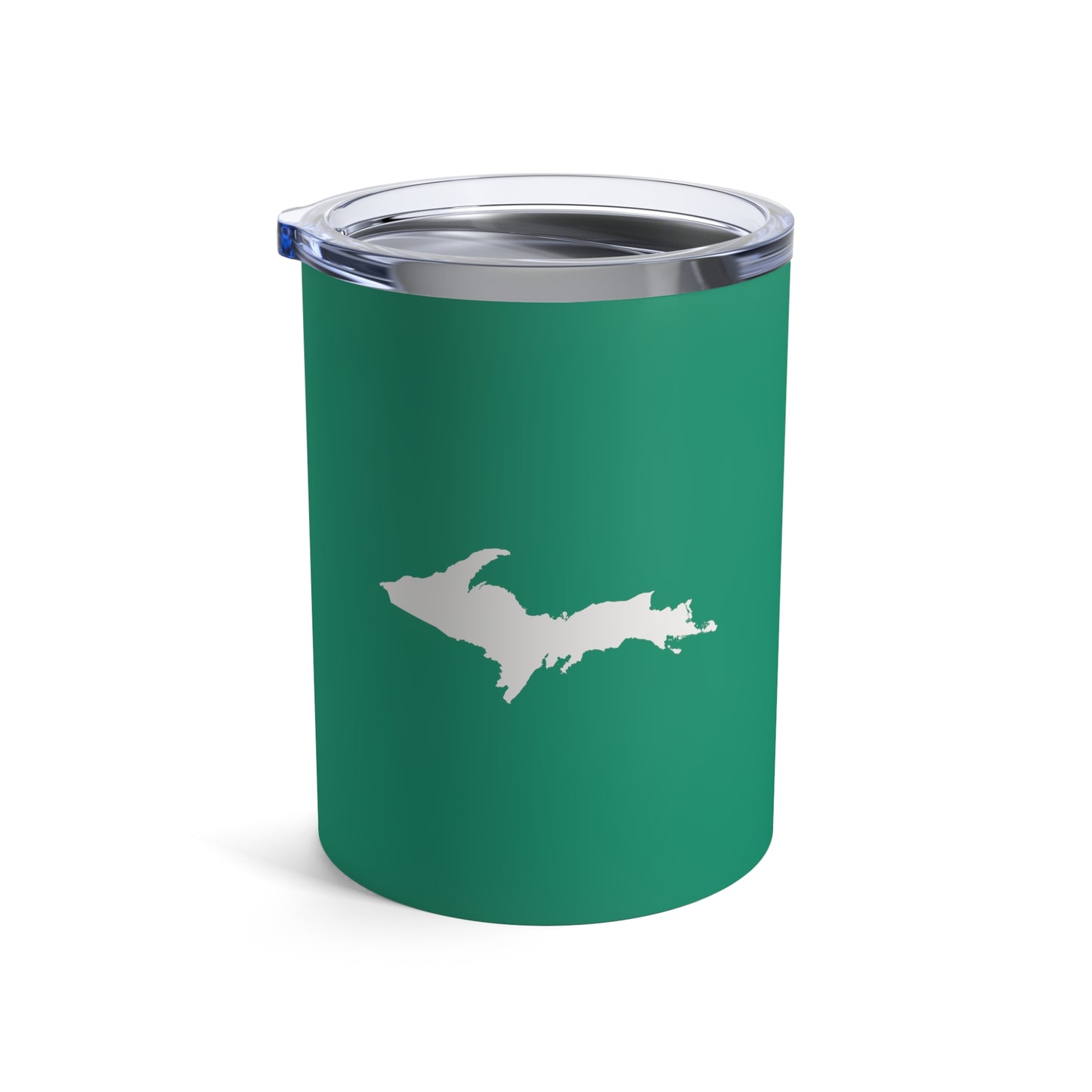 Michigan Upper Peninsula Tumbler (w/ UP Outline) | Emerald Green - 10oz