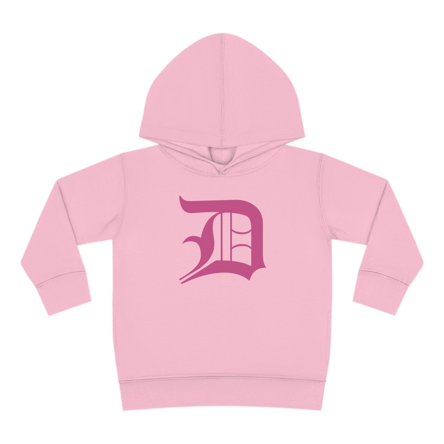 Detroit 'Old English D' Hoodie (Apple Blossom Pink) | Unisex Toddler