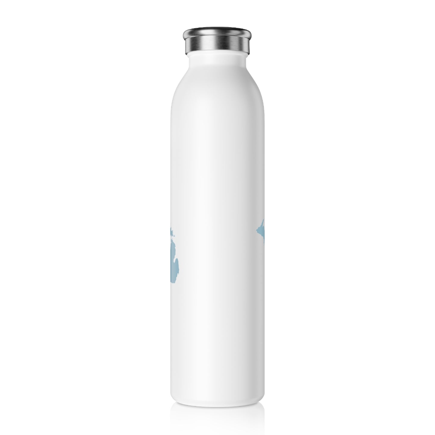 Michigan Water Bottle (w/ Opal Blue Outline) | 20oz Double-Walled