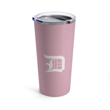 Detroit 'Old English D' Tumbler | Pink - 20oz