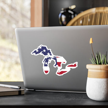 Great Lakes Kiss-Cut Windshield Decal (Patriotic Edition)