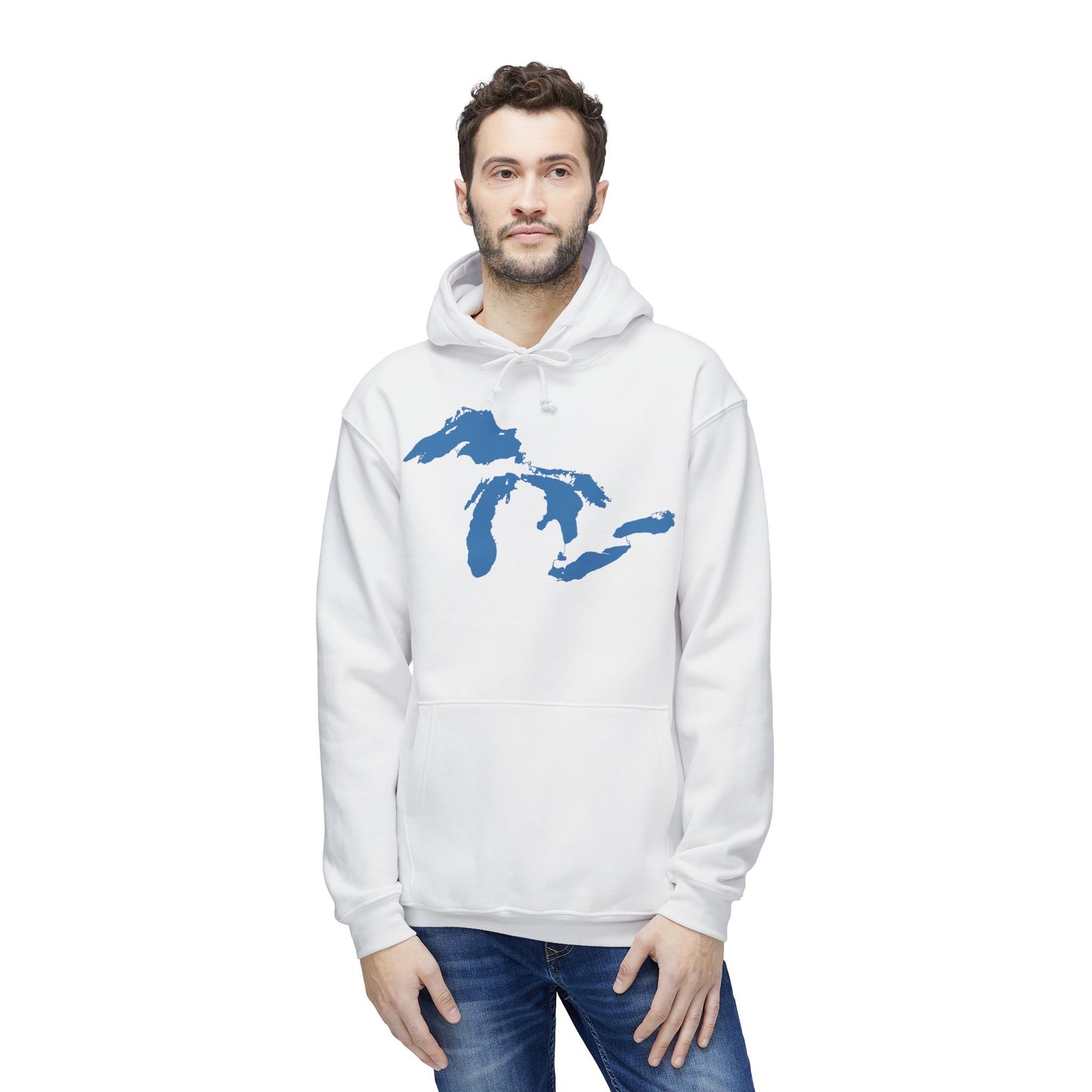 Great Lakes Ultrapremium Hoodie | Made in USA - Superior Blue