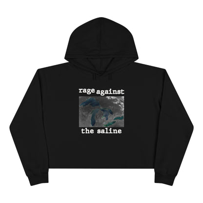 Great Lakes 'Rage Against the Saline' Cropped Hoodie