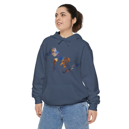 Great Lakes Hoodie | Unisex Garment-Dyed - Galactic Edition