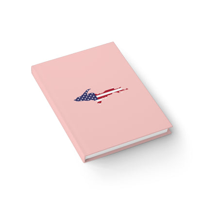 Michigan Upper Peninsula Blank Sketchbook (w/ UP USA Flag) | Cosmos Pink