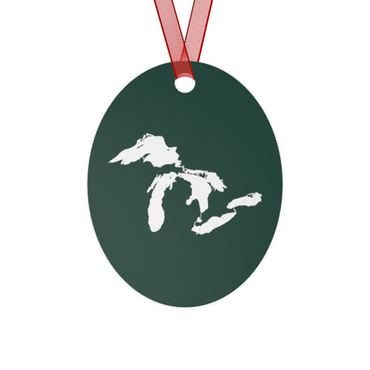 Great Lakes Christmas Ornament | Metal - Laconic Green