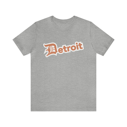 'Detroit' T-Shirt (Copper w/ Old English 'D') | Unisex Standard