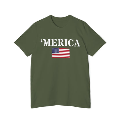 'Merica' T-Shirt (Army Stencil Flag Edition) | Made in USA