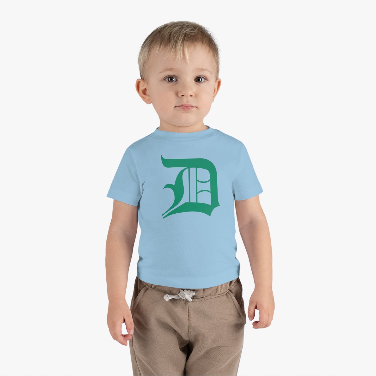 Detroit 'Old English D' Infant T-Shirt (Emerald Green) | Short Sleeve