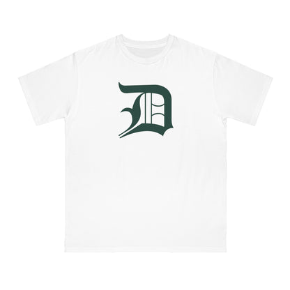 Detroit 'Old English D' T-Shirt (Laconic Green) | Unisex Organic