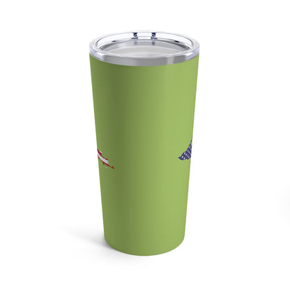 Michigan Upper Peninsula Tumbler (w/ UP USA Flag) | Goosebery Green - 20oz