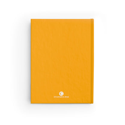 Michigan Upper Peninsula Blank Sketchbook (w/ UP USA Flag) | Birch Leaf Orange