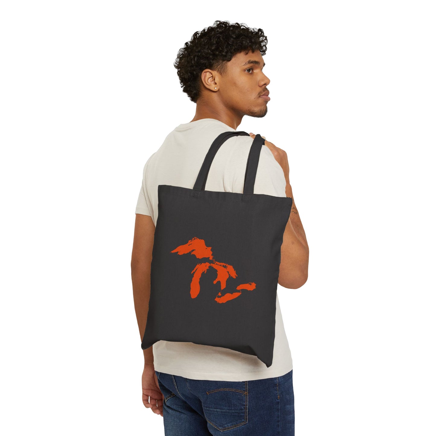 Great Lakes Light Tote Bag (Maple Leaf Orange)