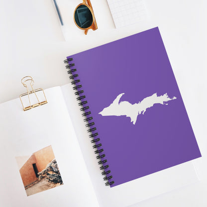 Michigan Upper Peninsula Spiral Notebook (w/ UP Outline) | Lake Iris