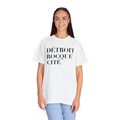 'Détroit Rocque Cité' T-Shirt | Unisex Garment-Dyed