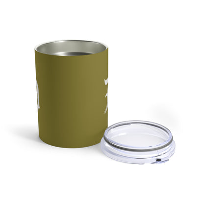 Detroit 'Old English D' Tumbler | Scrub Gold - 10oz