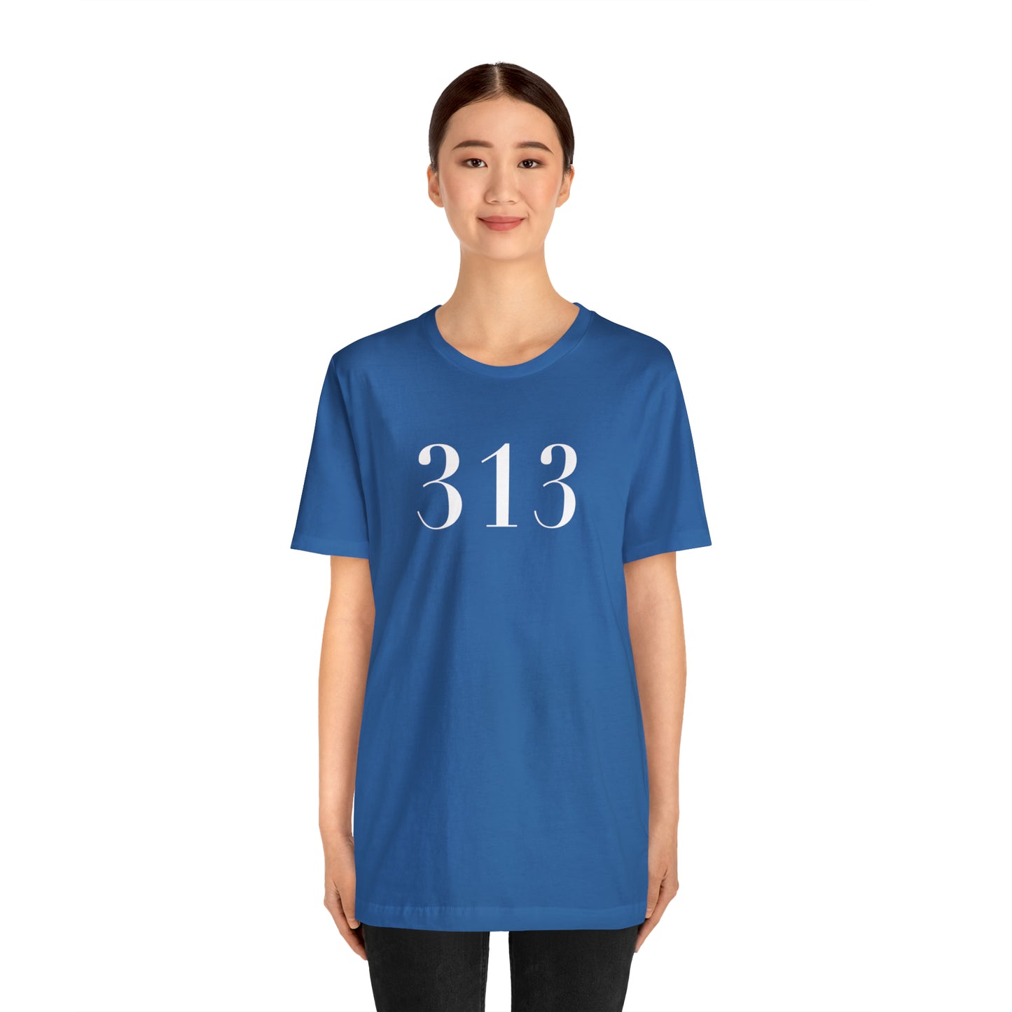 Detroit '313' T-Shirt (Didot Font) | Unisex Standard Fit