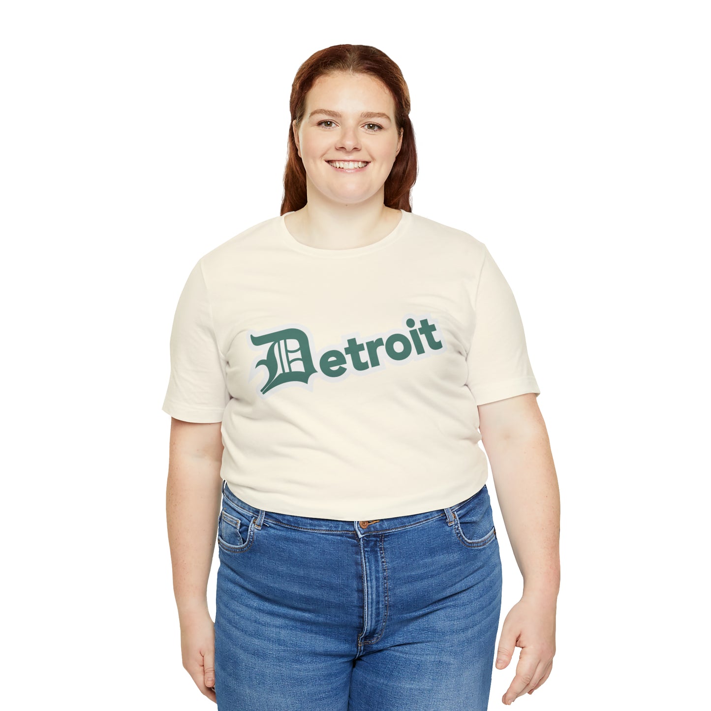 'Detroit' T-Shirt (Copper Green w/ Old English 'D') | Unisex Standard