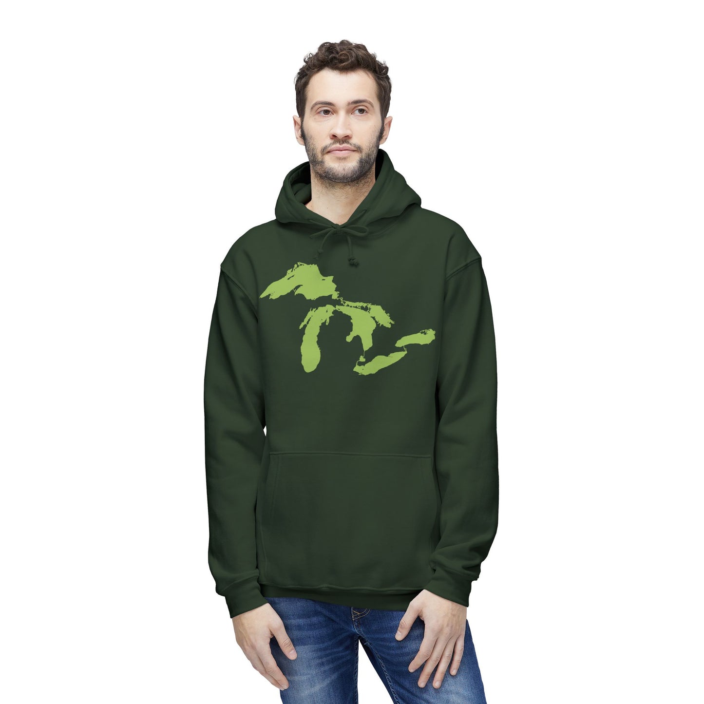 Great Lakes Ultrapremium Hoodie | Made in USA - Gooseberry Green