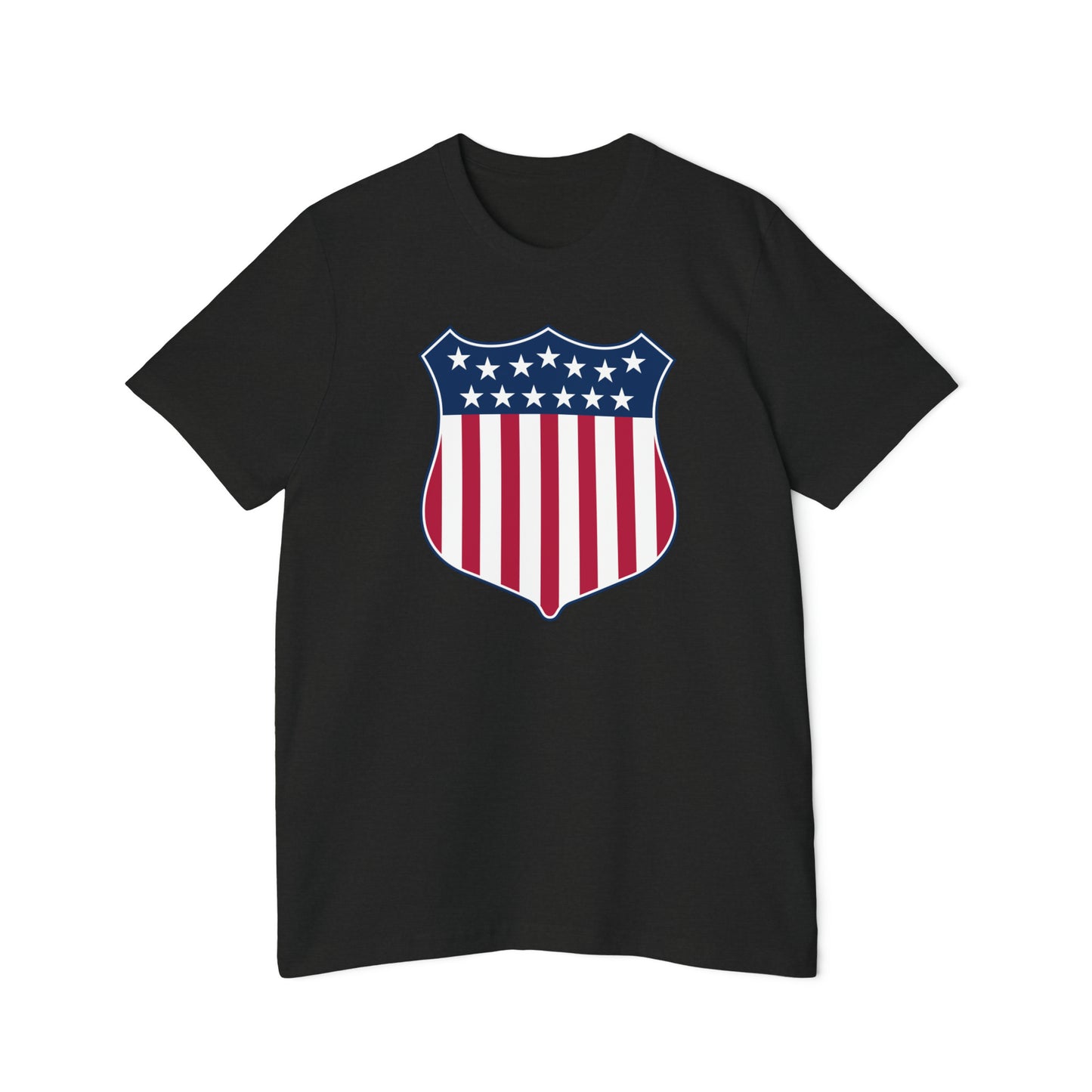 United States Flag Shield T-Shirt | Made in USA