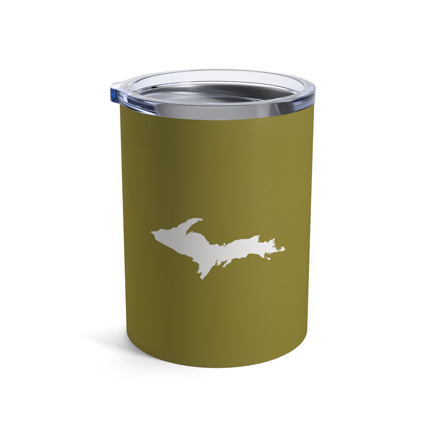 Michigan Upper Peninsula Tumbler (w/ UP Outline) | Scrub Gold - 10oz