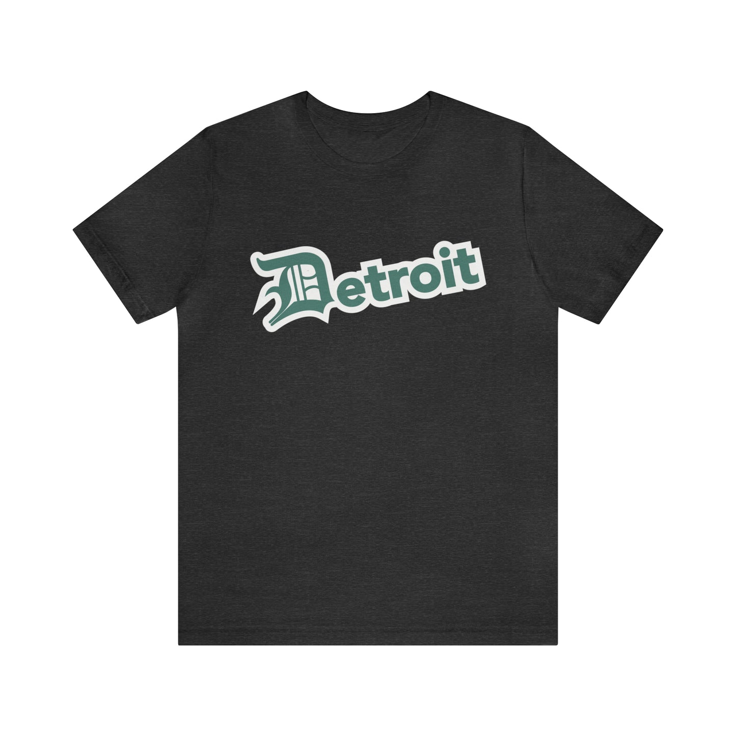 'Detroit' T-Shirt (Copper Green w/ Old English 'D') | Unisex Standard