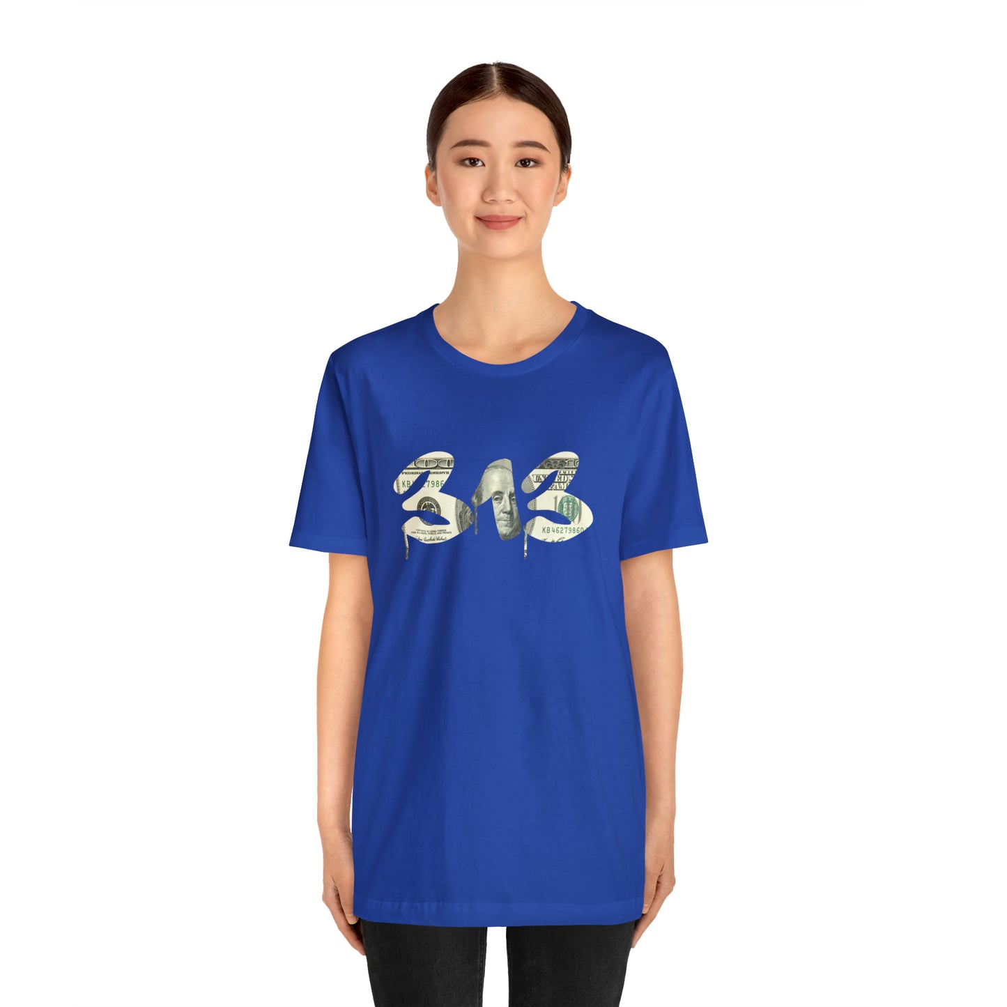 Detroit '313' T-Shirt (Benjamins Edition) | Unisex Standard